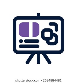board duotone icon. Sleek and modern vector icon for websites, mobile apps, marketing materials, and corporate design. Fully scalable and ready to use.