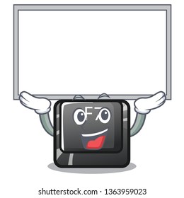 Up board f7 button installed on cartoon keyboard