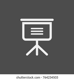 Board flat vector icon