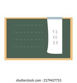 Board and flipchart for School and Presentation meeting Business