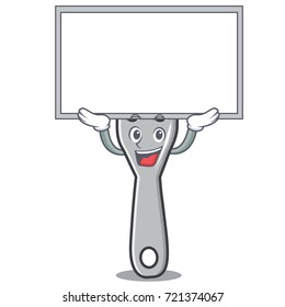 Up board fork character cartoon style