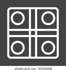 Board, game, chess icon vector image.Can also be used for toy and games. Suitable for mobile apps, web apps and print media.