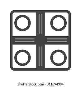 Board, game, chess icon vector image.Can also be used for toy and games. Suitable for mobile apps, web apps and print media.