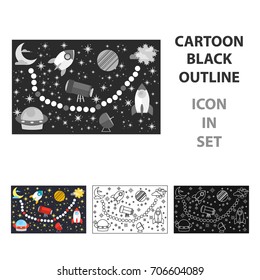 Board game for children icon in cartoon style isolated on white background. Board games symbol stock vector illustration.