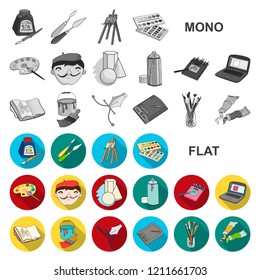 Board game flat icons in set collection for design. Game and entertainment vector symbol stock web illustration.