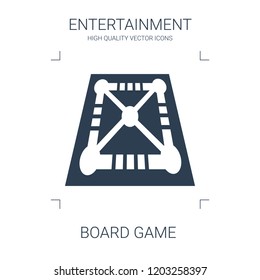 board game icon. high quality filled board game icon on white background. from entertainment collection flat trendy vector board game symbol. use for web and mobile