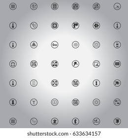 board game icon set, table games collection