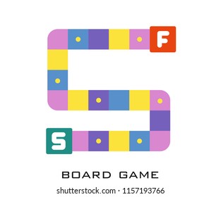 Board game icon signs