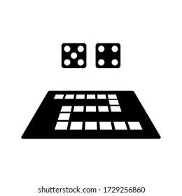 Board game icon. Table game symbol. logo. Stock - Vector illustration