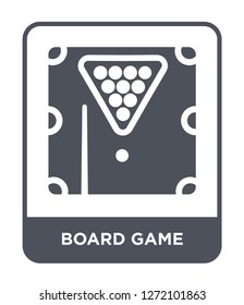 board game icon vector on white background, board game trendy filled icons from Entertainment and arcade collection, board game simple element illustration