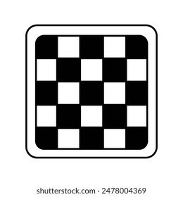 board game icon with white background vector stock illustration