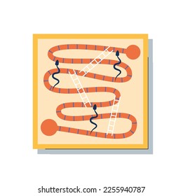 board game isolated vector illustration