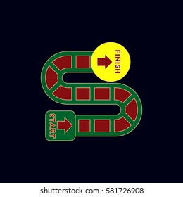 board game map, table game for kids