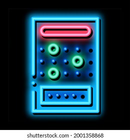 Board Game neon light sign vector. Glowing bright icon Board Game sign. transparent symbol illustration
