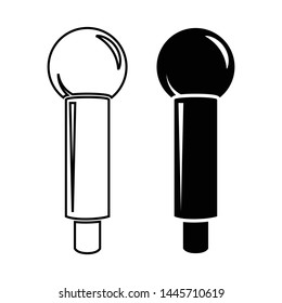 Board Game Peg Pushpen Character Vector Icon Illustration