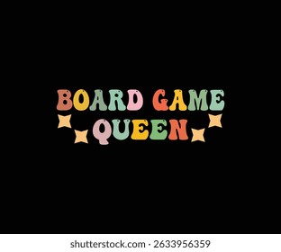 Board Game Queen Tshirt Design