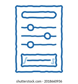 Board Game sketch icon vector. Hand drawn blue doodle line art Board Game sign. isolated symbol illustration