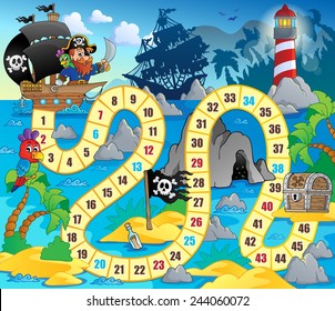 Board game theme image 5 - eps10 vector illustration.