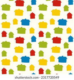 Board game themed seamless pattern. Isolated vector tileable texture background. Series of Gaming and Gambling Patterns.