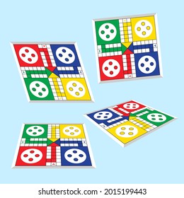 Board game. Tournament activity time concept. Table toy game. Education playing. Vector illustration.