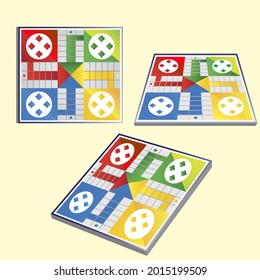 Board game. Tournament activity time concept. Table toy game. Education playing. Vector illustration.