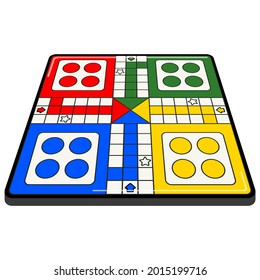 Board game. Tournament activity time concept. Table toy game. Education playing. Vector illustration.