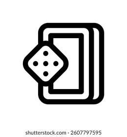 Board games. Editable stroke vector icon.