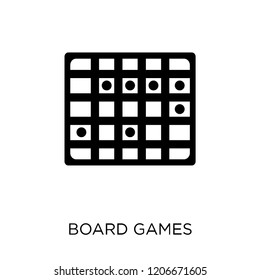 Board games icon. Board games symbol design from Entertainment collection.