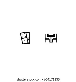 Board games set icon