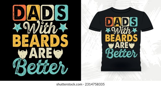 Board Gaming Funny Dad Lover Grandpa Retro Vintage Father's Day T-shirt Design