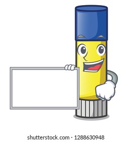With board glue stick in the cartoon shape