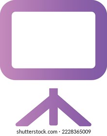 Board gradient universal icon ui ux element sign.