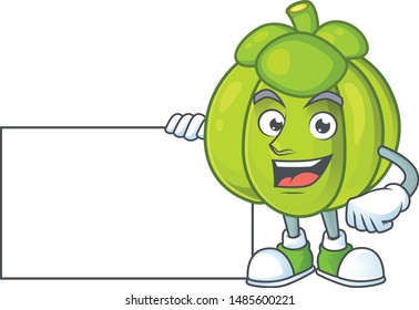 With board green pumpkin vegetable for ingredient food