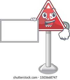 With board height limit mascot shaped on character