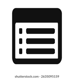 Board icon design black color