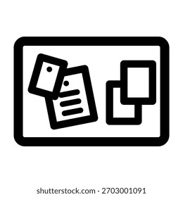 Illustrationsvorlage für Motherboard-Symbol