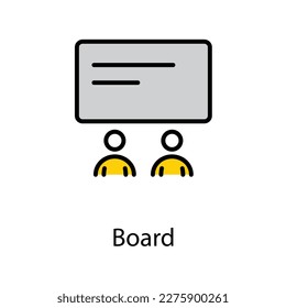 Board icon design stock illustration