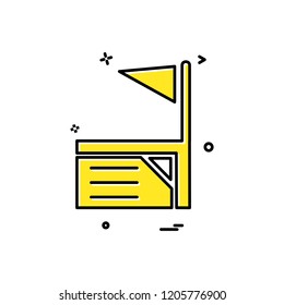 Board icon design vector