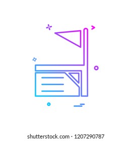 Board icon design vector