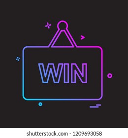 Board icon design vector