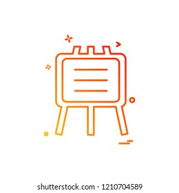 Board icon design vector 