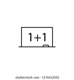 board icon. Element of school icon for mobile concept and web apps. Thin line board icon can be used for web and mobile