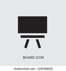 board icon. filled board icon from architecture collection. Use for web, mobile, infographics and UI/UX elements. Trendy board icon.