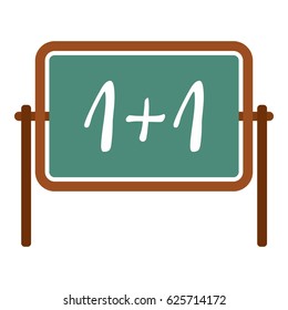 Board icon flat isolated on white background vector illustration