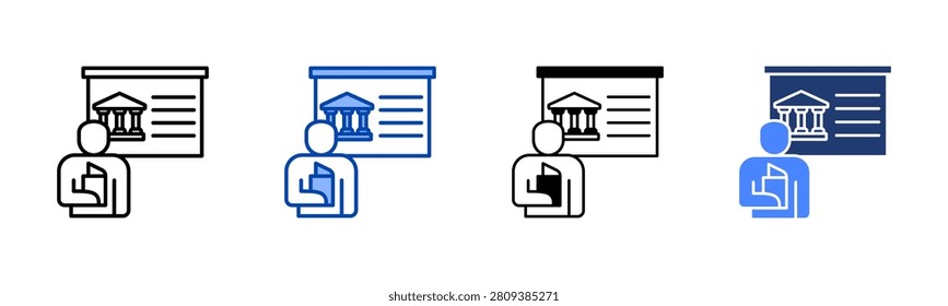 Board Icon with Multy Style Variations