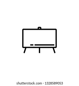 board icon, outline black style