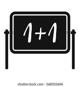 Board icon. Simple illustration of board vector icon for web