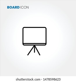 Board icon vector on white background