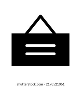 Ilustración de diseño de símbolo del vector de icono de placa