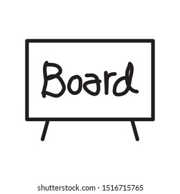 board icon vector symbol template